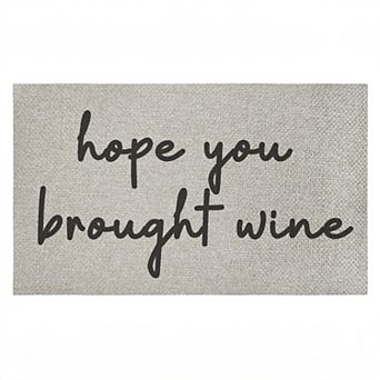 Stupell Home Decor Wine Theme Welcome Mat
