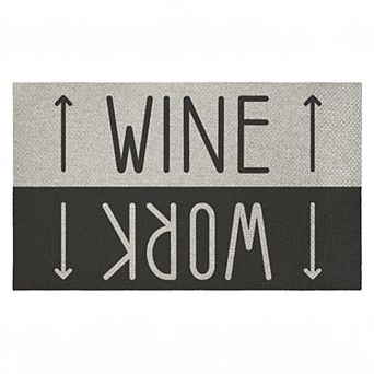 Stupell Home Decor Wine Theme Welcome Mat