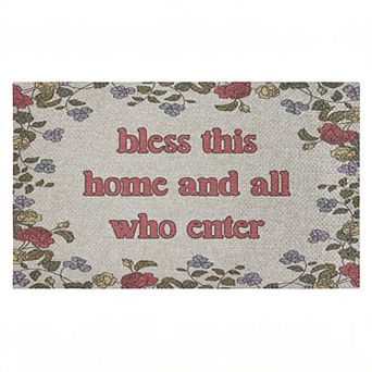 Stupell Home Decor Inviting Florals Doormat