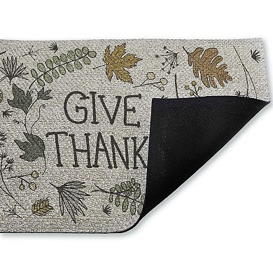 Stupell Home Decor Autumn Leaves Welcome Mat
