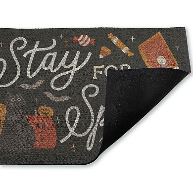Stupell Home Decor Stay for a Spell Spooky Welcome Door Mat