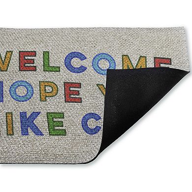 Stupell Home Decor Hope You Like Animals Greeting Doormat