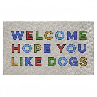Stupell Home Decor Hope You Like Animals Greeting Doormat