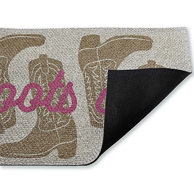 Stupell Home Decor Cowboy Boots Theme Welcome Mat