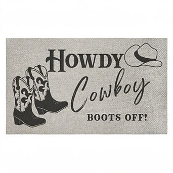 Stupell Home Decor Cowboy Boots Off Entry Welcome Mat