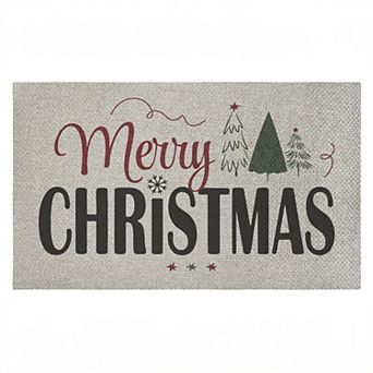 Stupell Home Decor Minimal Merry Christmas Doormat