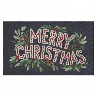 Stupell Home Decor Merry Christmas with Foliage Doormat