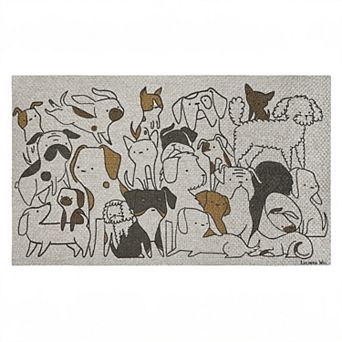 Stupell Home Decor Eclectic Dog Breeds Doormat