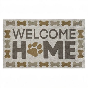 Stupell Home Decor Welcome with Dog Bones Doormat