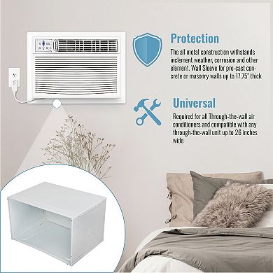 Keystone 26-In. Wall Sleeve for Through-the-Wall Air Conditioners