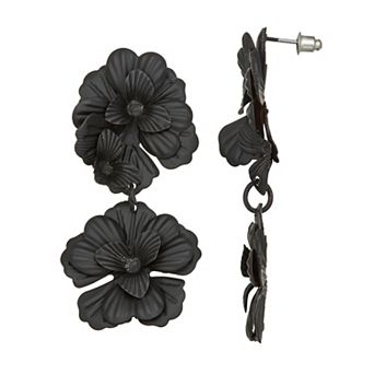 Emberly Flower Linear Earrings