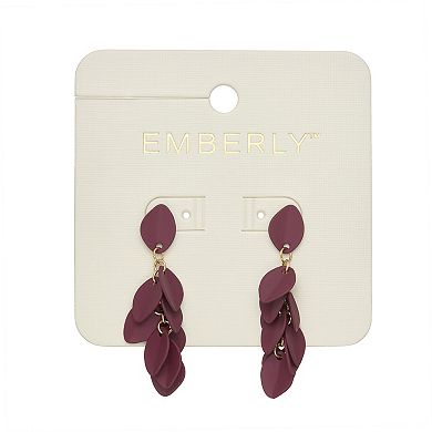 Emberly Waterfall Petal Drop Earrings