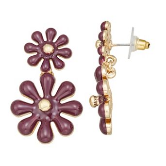 Emberly Flower Drop Earrings