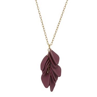 Emberly Gold-Tone Pendant Necklace