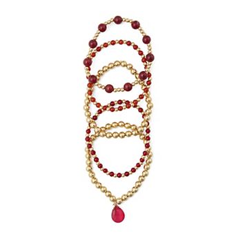 Emberly 5 pc Beaded Bracelet Set