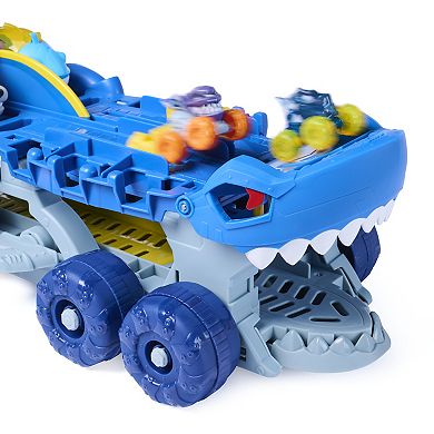 Monster Jam Mini Jams Megalodon Barnacle Blaster Ship Playset