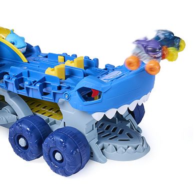 Monster Jam Mini Jams Megalodon Barnacle Blaster Ship Playset