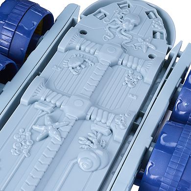 Monster Jam Mini Jams Megalodon Barnacle Blaster Ship Playset