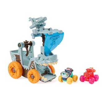 Monster Jam Mini Jams Megalodon Squid Takedown Playset