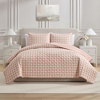 VCNY Home Floral Microfiber Quilt Set