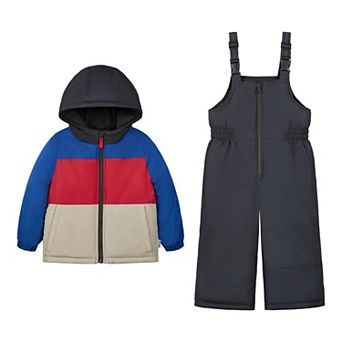 Baby & Toddler Carter's 2 pc Snow Jacket & Snow Bib Set