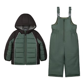 Baby & Toddler Carter's 2 pc Snow Jacket & Snow Bib Set