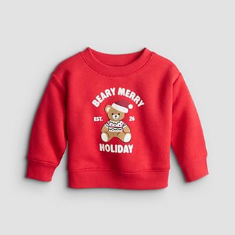 Baby Jumping Beans® Festive Holiday Crew Sweatshirt
