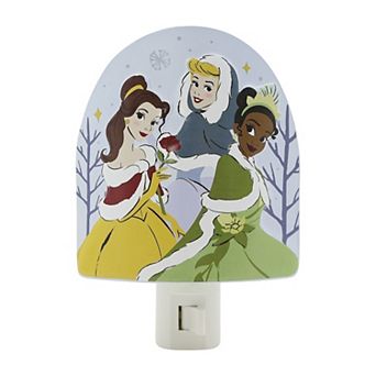 St. Nicholas Square® Disney Princess Tiana, Cinderella & Belle Holiday Night Light