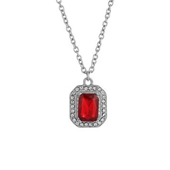 1928 Octagon Pendant Necklace
