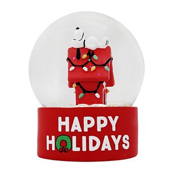 St. Nicholas Square® Snoopy Happy Holidays Mini Snow Globe Table Decor