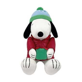 St. Nicholas Square® Peanuts Snoopy Puffer Weighted Plush Table Decor