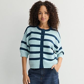 Women's Farmers Market Short Sleeve Cardigan