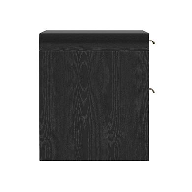 MANHATTAN COMFORT Grace Modern 28-Inch 2-Drawer Nightstand 2-Piece Set