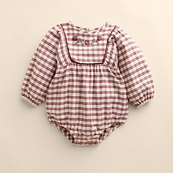 Baby Girl Little Co. by Lauren Conrad Organic Yoke Bubble Bodysuit
