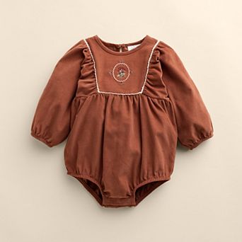 Baby Girl Little Co. by Lauren Conrad Organic Yoke Bubble Bodysuit