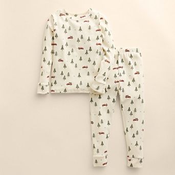 Baby & Toddler Little Co. by Lauren Conrad Organic Snug Fit 2 pc Pajama Top & Pajama Bottoms Set