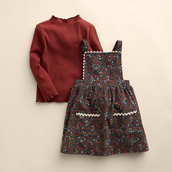 Baby & Toddler Girl Little Co. by Lauren Conrad Organic Top & Corduroy Jumper Set