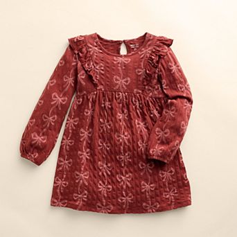 Baby & Toddler Girl Little Co. by Lauren Conrad Organic Ruffle Knit Dress