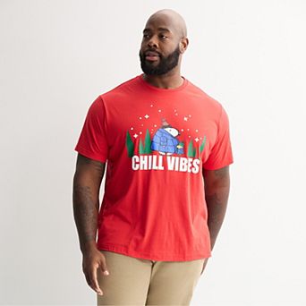 Big & Tall Peanuts Chill Vibes Graphic Tee