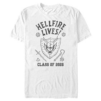 Men's Stranger Things Hellfire Lives Graphic Tee