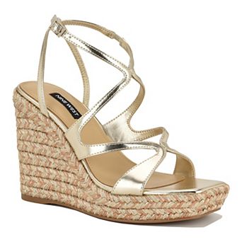 Nine West Adriane Women's Wedge Strappy Sandals