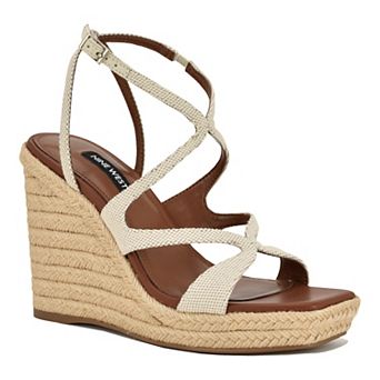Nine West Adriane Women's Wedge Strappy Sandals