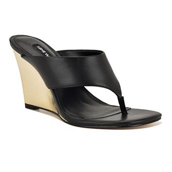 Nine West Presa Women's Wedge Slip-On Sandals