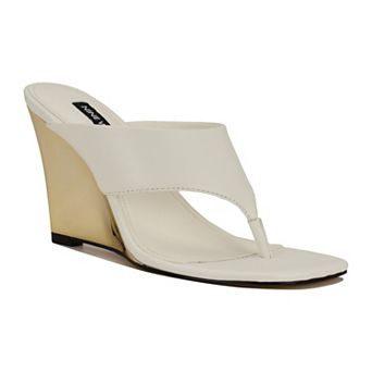 Nine West Presa Women's Wedge Slip-On Sandals