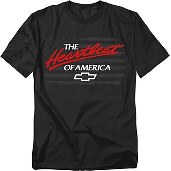 Men's Chevrolet Heartbeat Of America Flag Tee
