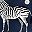 Navy Blue Zebra