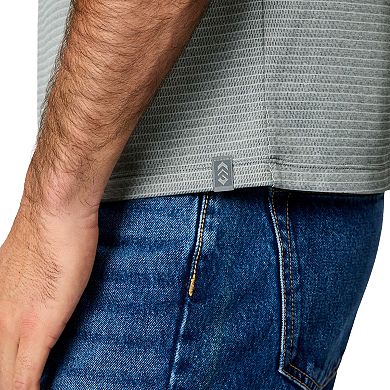 Free Country Men's Tech Jacquard Polo Shirt