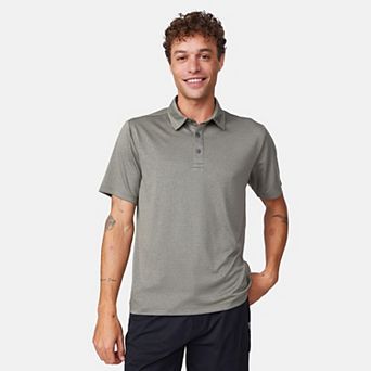 Free Country Men's Tech Jacquard Polo Shirt