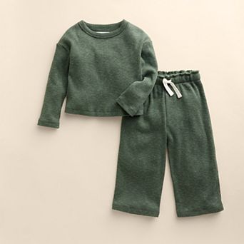 Kids 4-12 Little Co. by Lauren Conrad Relaxed Top & Wide Leg Pants Set