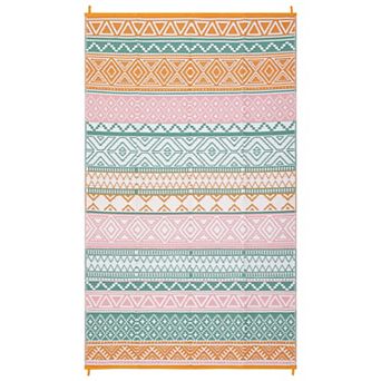 Waterproof Large Camping Rug, Reversible Rv Patio Mats, Plastic Straw Large Patio Mat for Deck